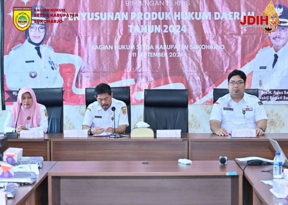 Bimbingan Teknis Penyusunan Produk Hukum Daerah
